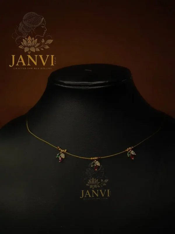 Invisible Simple Stone Necklace