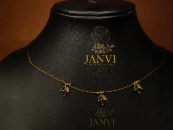 Invisible Simple Stone Necklace